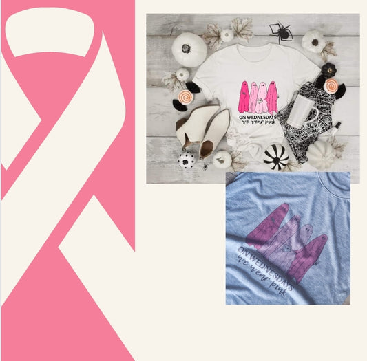 Wednesday's we wear pink cancer shirt fundraiser for Delena pre order sale