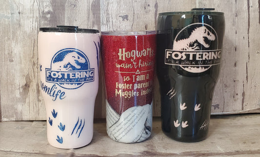FOSTER CARE TUMBLERS 30 oz skinny