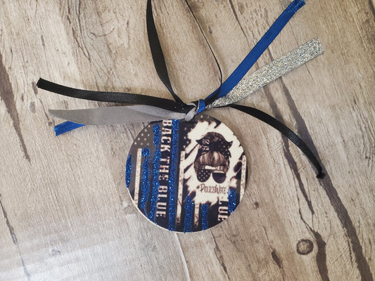 Back the Blue, Police Wife Ornament