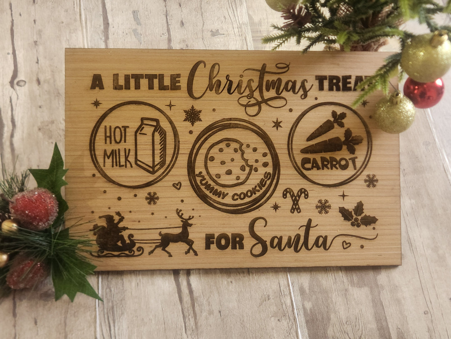 Santa Tray Able to be painted, stained or used as is