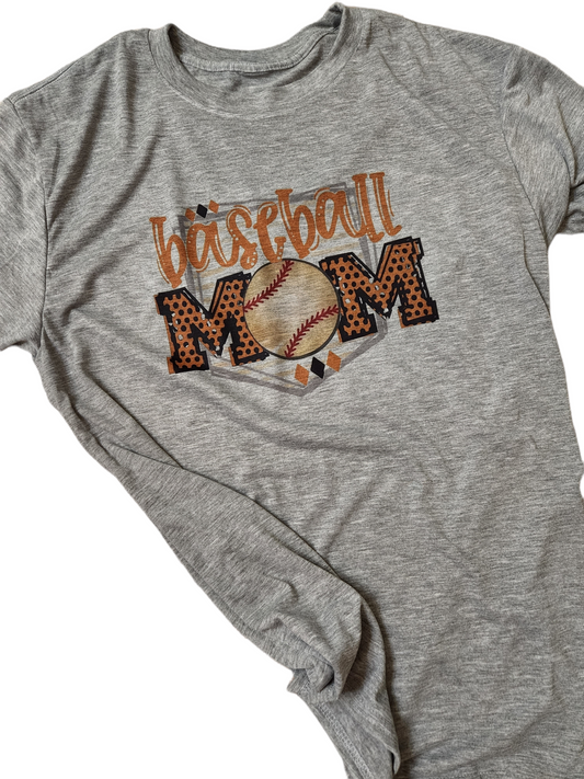 Baseball Mom shirt ( other colors available upon request)
