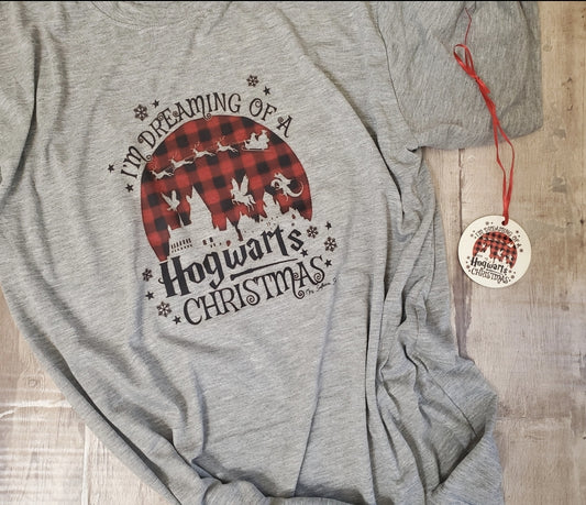 Dreaming of a Hogwart's Christmas Harry Potter Adult T-Shirt