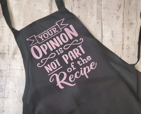 Your opinion is not part of the recipe apron for mom daughter grandma cook baker